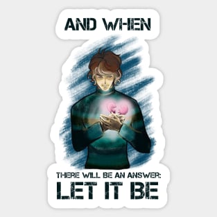 Let it be Sticker